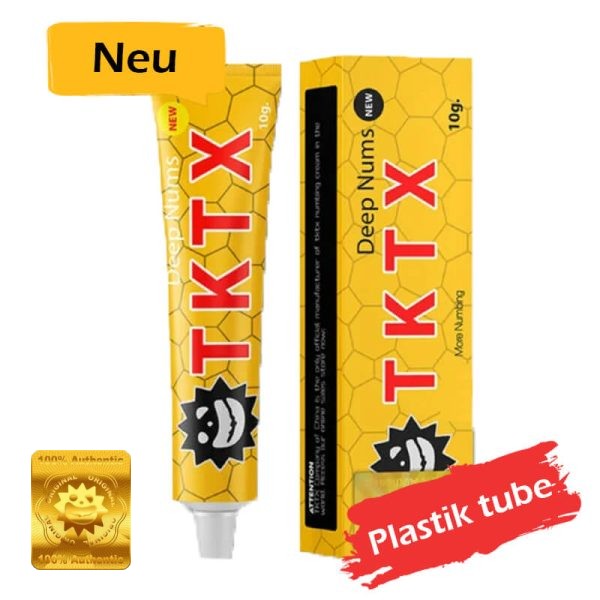 TKTX Neu Gelb Plastik Tube 78%